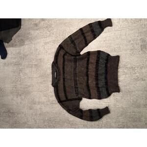 Vintage Escada Women's Mohair Wool Blend Striped Sweater Size 36 / US S